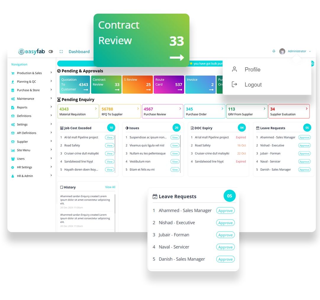 Easyfab ERP